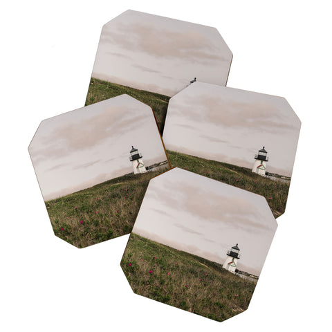 Chelsea Victoria Nantucket Lighthouse Coaster Set