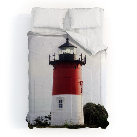 Chelsea Victoria Nauset Beach Lighthouse No 3 Comforter