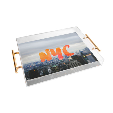 Chelsea Victoria Nyc Skyline Acrylic Tray