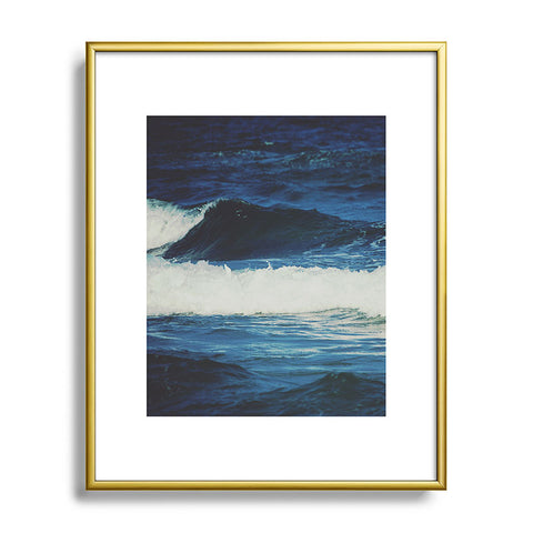 Chelsea Victoria Ocean Waves Metal Framed Art Print