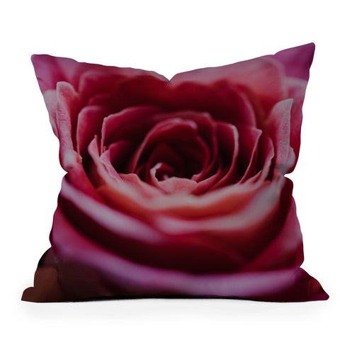 Chelsea Victoria Ombre Rose Outdoor Throw Pillow