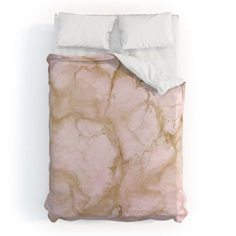 Chelsea Victoria Pink Marble Duvet Cover