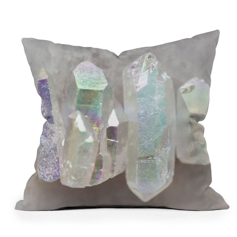 Chelsea Victoria Raw Crystals Outdoor Throw Pillow