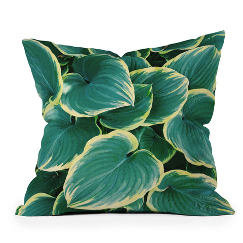 Chelsea Victoria Some Like It Hosta Outdoor Throw Pillow