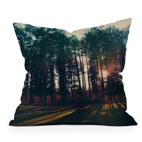 Chelsea Victoria Sun and Trees Outdoor Throw Pillow