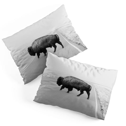 Chelsea Victoria The Black and White Bison Pillow Shams
