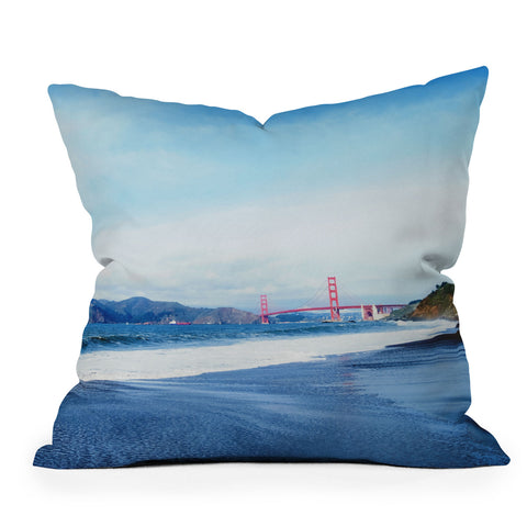 Chelsea Victoria The Golden Gate Outdoor Throw Pillow