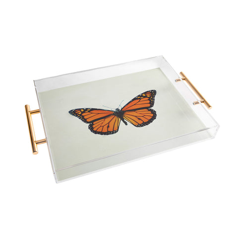 Chelsea Victoria The Queen Butterfly Acrylic Tray
