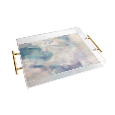 Chelsea Victoria Unicorn Marble Acrylic Tray