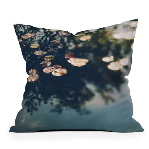 Chelsea Victoria Water Lilllies Throw Pillow