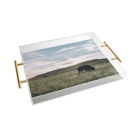 Chelsea Victoria Where The Buffalo Go Acrylic Tray