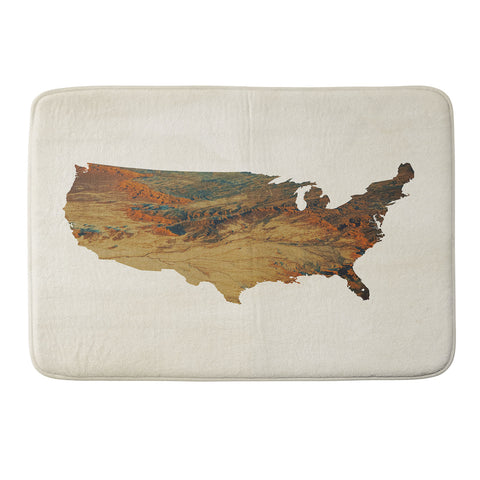 Chelsea Victoria Wild Wild West States Memory Foam Bath Mat