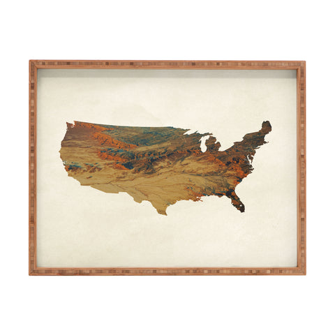 Chelsea Victoria Wild Wild West States Rectangular Tray