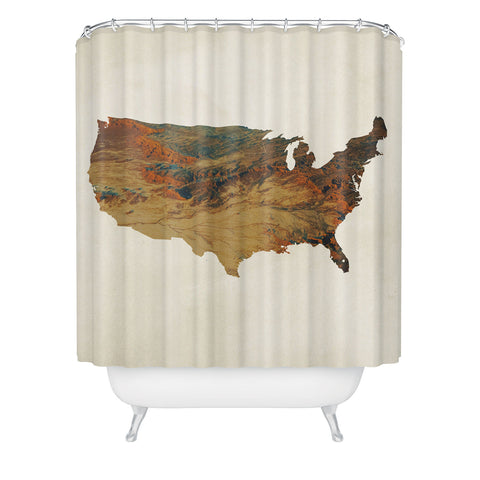Chelsea Victoria Wild Wild West States Shower Curtain