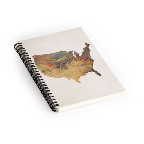 Chelsea Victoria Wild Wild West States Spiral Notebook