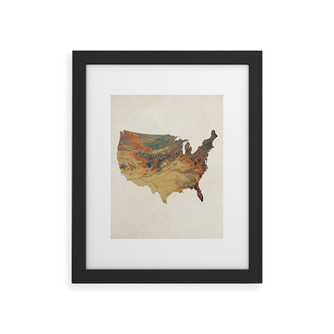 Chelsea Victoria Wild Wild West States Framed Art Print