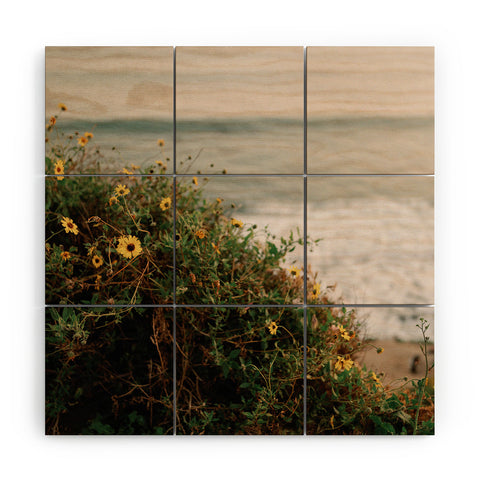 Chelsea Victoria Wildflowers in Malibu Wood Wall Mural