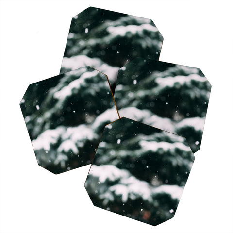 Chelsea Victoria Winter Abstract Coaster Set