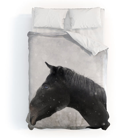 Chelsea Victoria Winter Horse Duvet Cover