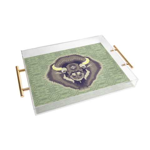 Chobopop Geometric Bison 2 Acrylic Tray