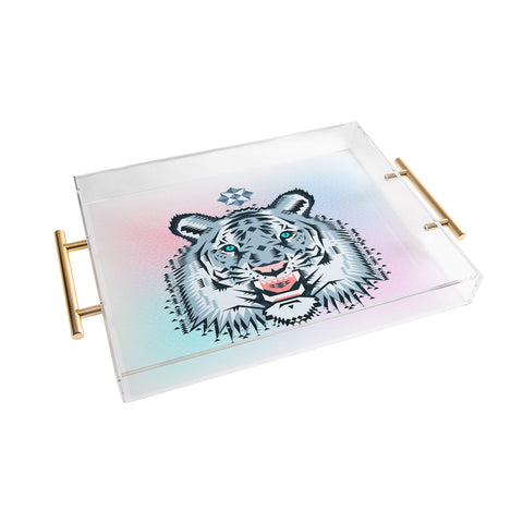 Chobopop Snow Tiger Acrylic Tray