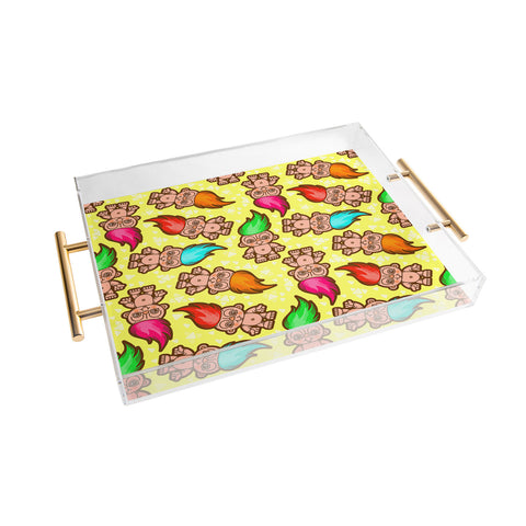 Chobopop Troll Pattern Acrylic Tray