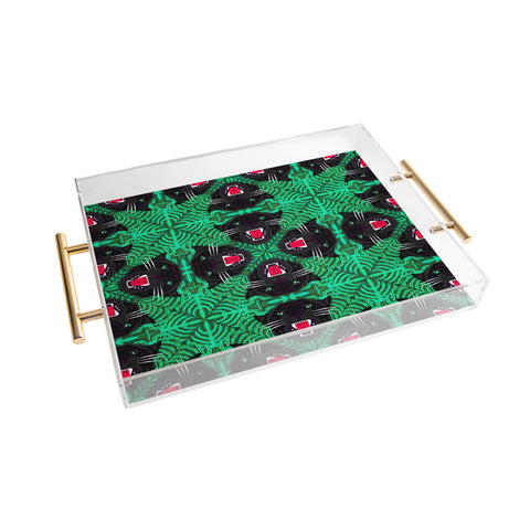 Chobopop Tropical Gothic Pattern Acrylic Tray