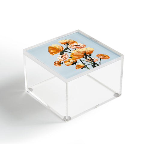 ChrissyInk California poppies spring Acrylic Box