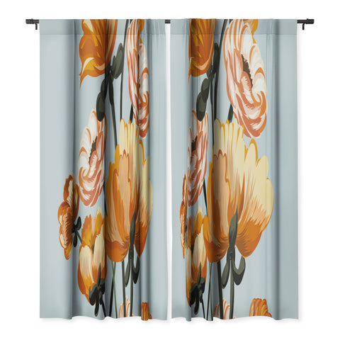 ChrissyInk California poppies spring Blackout Non Repeat