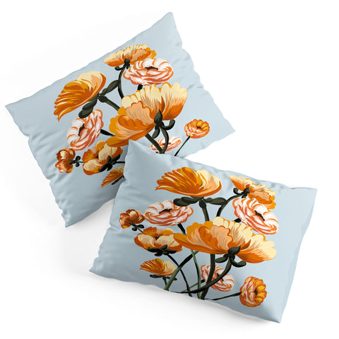 ChrissyInk California poppies spring Pillow Shams