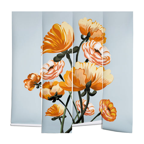 ChrissyInk California poppies spring Wall Mural