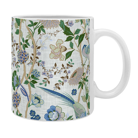 ChrissyInk Chinoiserie birds peacock Coffee Mug