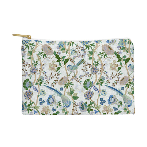 ChrissyInk Chinoiserie birds peacock Pouch