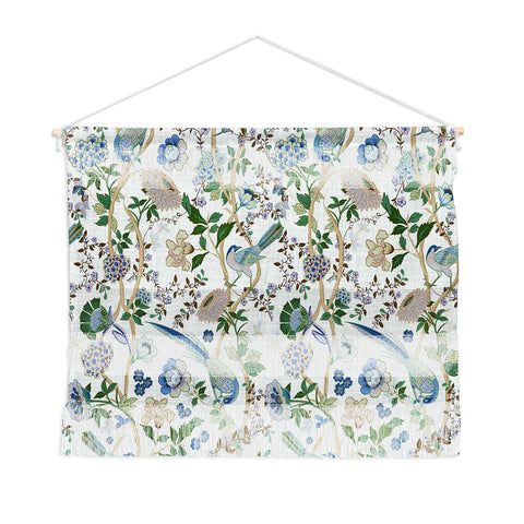 ChrissyInk Chinoiserie birds peacock Wall Hanging Landscape