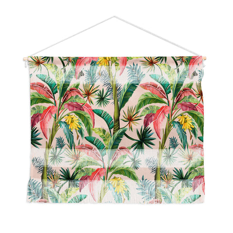 ChrissyInk Palm Life tropical palm leaves Wall Hanging Landscape