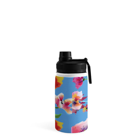 ChrissyInk Poppies floral Water Bottle