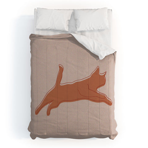 Christabel Jumping Cat Comforter