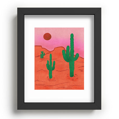 Christabel Pink Desert Dreams Recessed Framing Rectangle