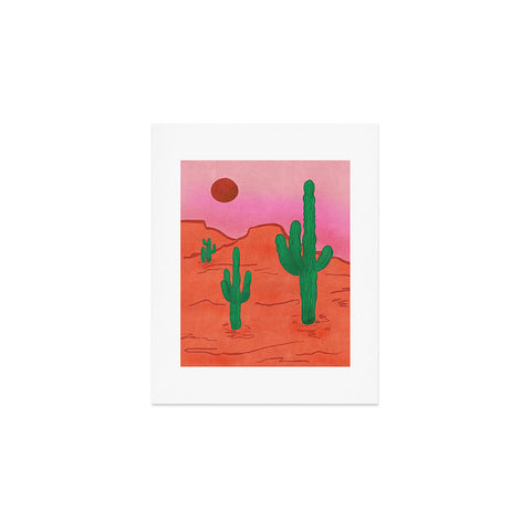 Christabel Pink Desert Dreams Art Print