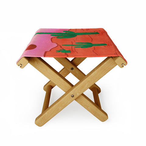 Christabel Pink Desert Dreams Folding Stool