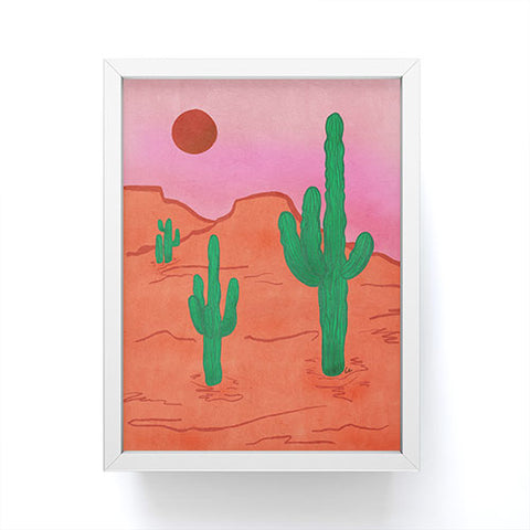 Christabel Pink Desert Dreams Framed Mini Art Print