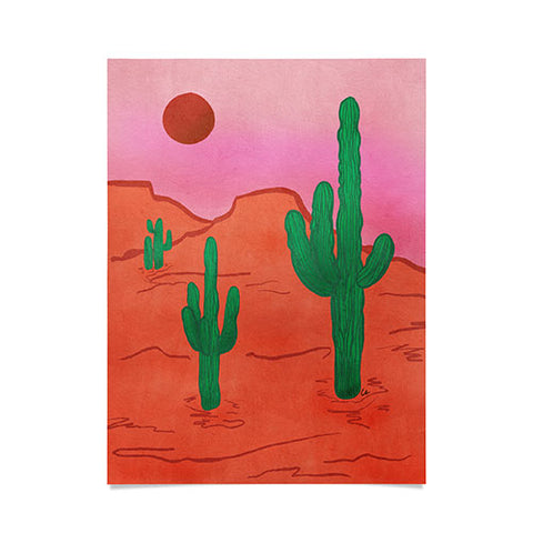 Christabel Pink Desert Dreams Poster