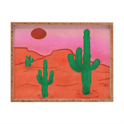 Christabel Pink Desert Dreams Rectangular Tray
