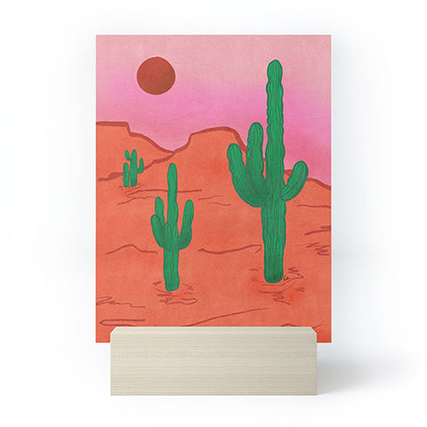 Christabel Pink Desert Dreams Mini Art Print