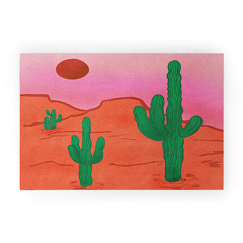 Christabel Pink Desert Dreams Welcome Mat