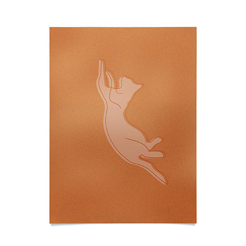 Christabel Playing Cat I Poster