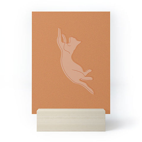 Christabel Playing Cat I Mini Art Print