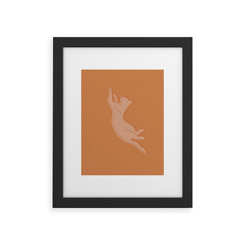 Christabel Playing Cat I Framed Art Print