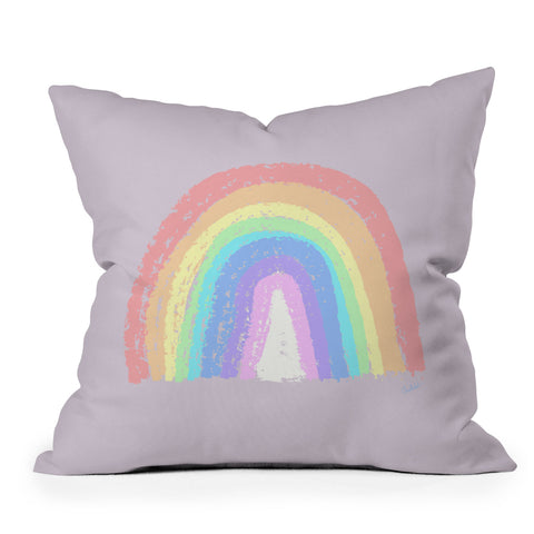 Christabel Rainbow Pride Throw Pillow