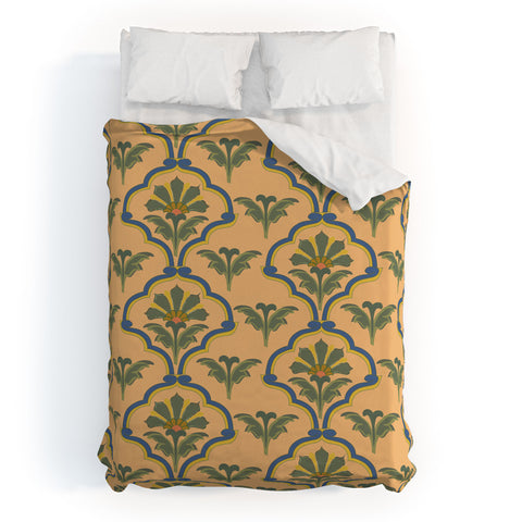 Christabel Renaissance Floral Mosaic Duvet Cover